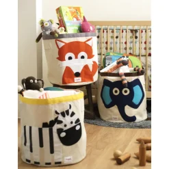 Sac à jouets chouette