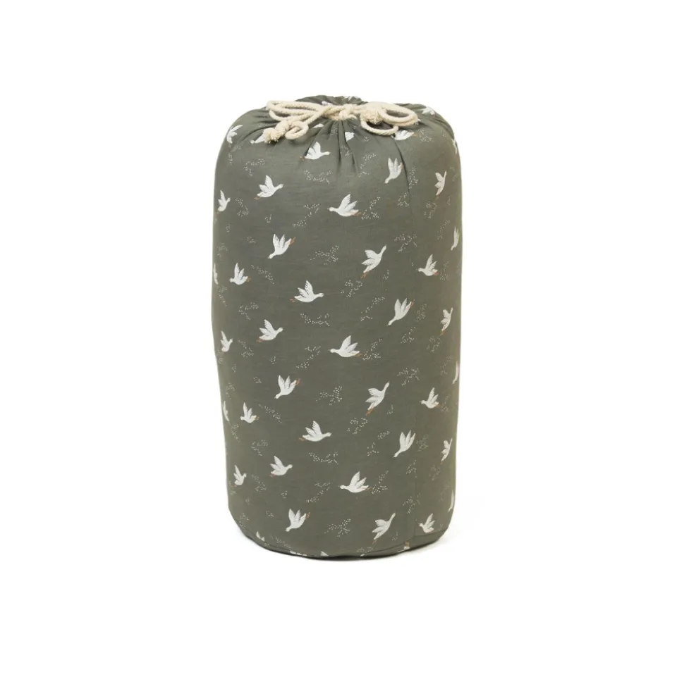 Sac à jouets / tapis d'éveil 2 en 1 en coton bio soft birds