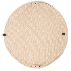 Sac à jouets / tapis d'éveil 2 en 1 en coton bio soft brown stripes
