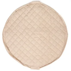 Sac à jouets / tapis d'éveil 2 en 1 en coton bio soft brown stripes
