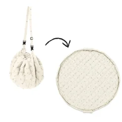 Sac à jouets / tapis d'éveil 2 en 1 en coton bio moon