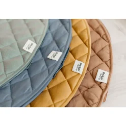 Sac à jouets / tapis d'éveil 2 en 1 en coton bio meadow green