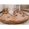 Sac à jouets / tapis d'éveil 2 en 1 en coton bio tawny brown