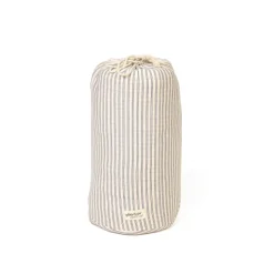 Sac à jouets / tapis d'éveil 2 en 1 en coton bio soft blue stripes