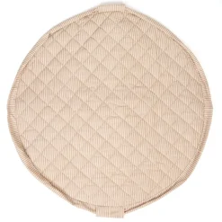 Sac à jouets / tapis d'éveil 2 en 1 noomad soft brown stripes