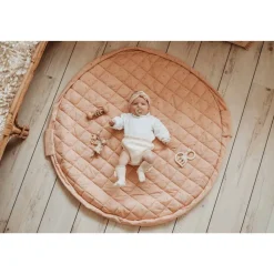 Sac à jouets / tapis d'éveil 2 en 1 noomad soft fleuri