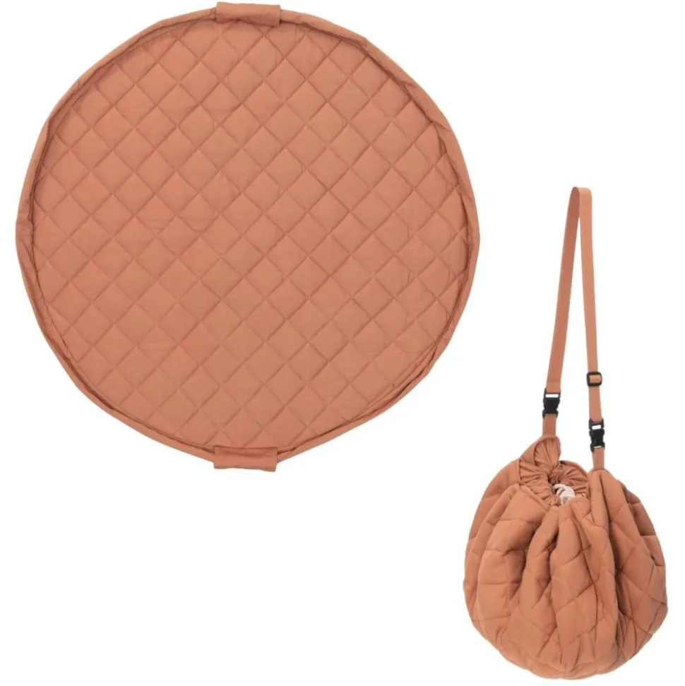 Sac à jouets / tapis d'éveil 2 en 1 noomad soft tawny brown