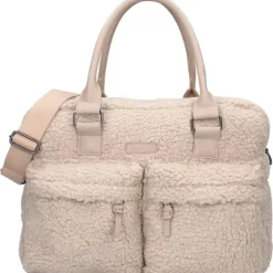 Sac à langer avec matelas à langer hello little one sherpa beige