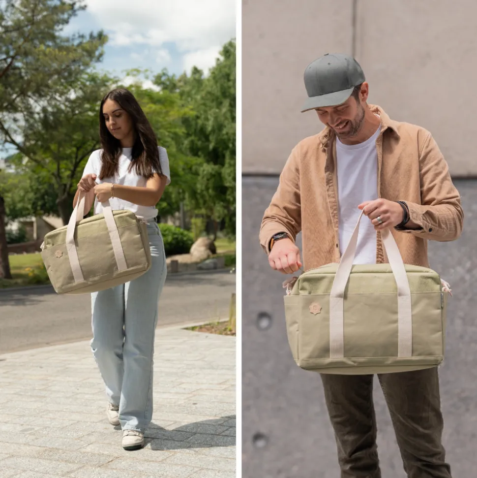 Sac à langer bowling olive