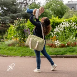 Sac à langer bowling olive