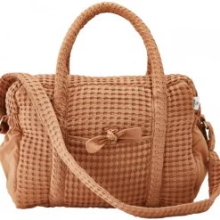 Sac à langer coton gaufré cassonade