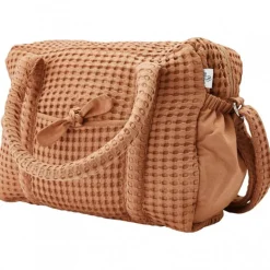 Sac à langer coton gaufré cassonade