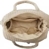 Sac à langer coton gaufré latte