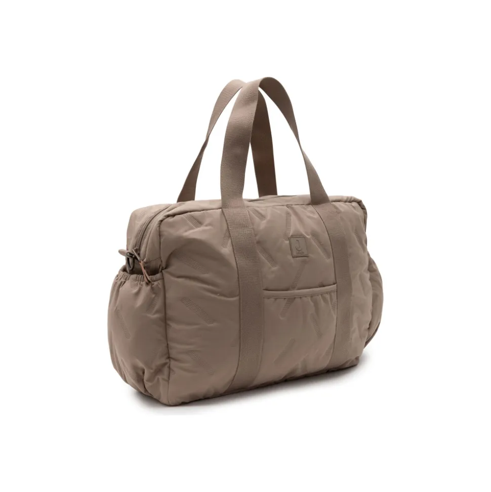 Sac à langer embossed lily milky coffee