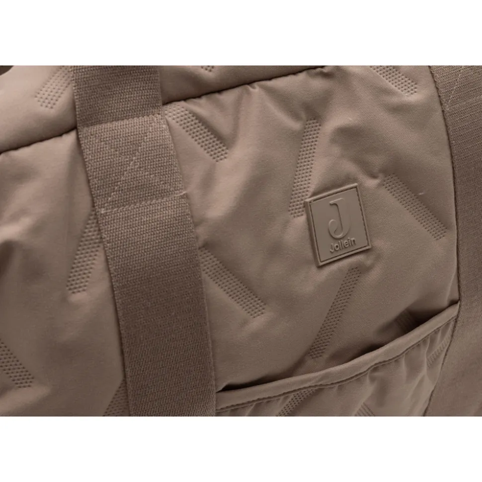 Sac à langer embossed lily milky coffee