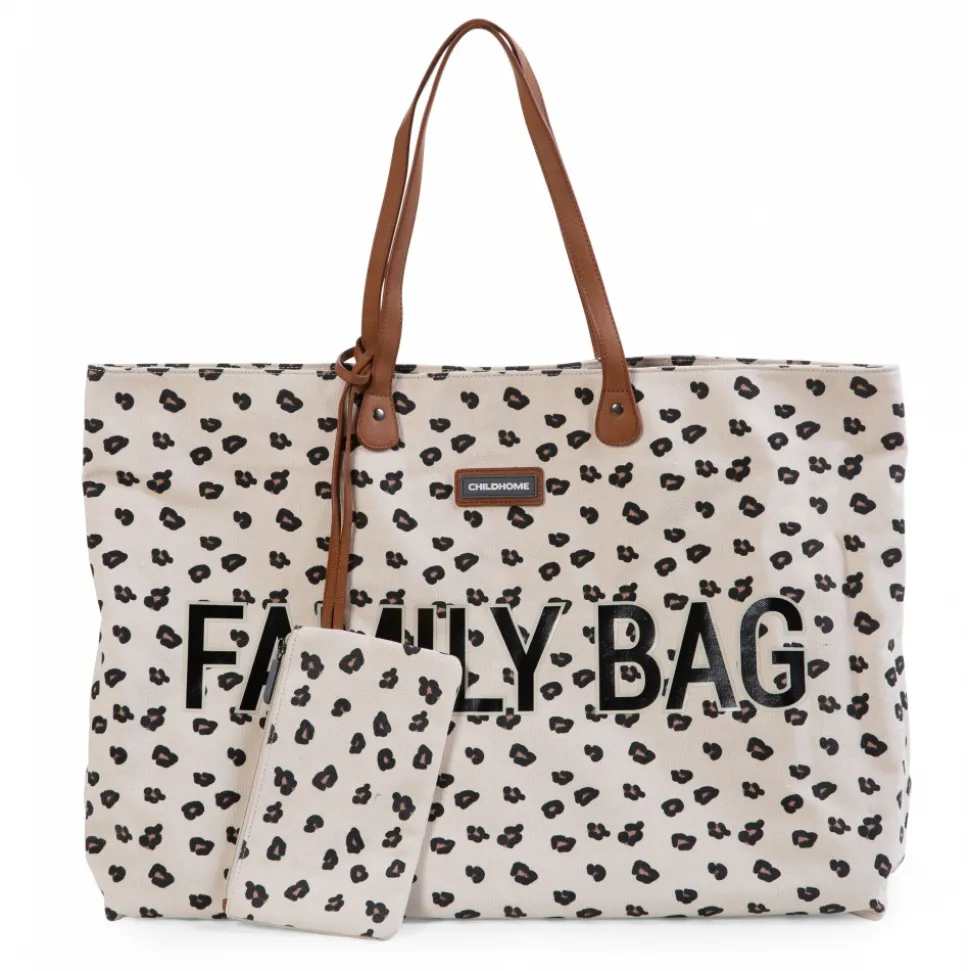 Sac à langer family bag léopard