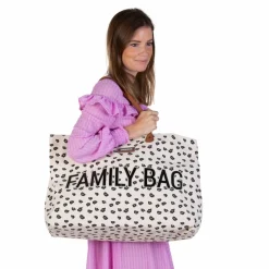 Sac à langer family bag léopard