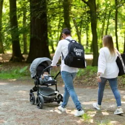Sac à langer family bag signature canvas noir