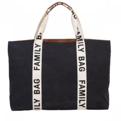 Sac à langer family bag signature canvas noir