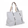 Sac à langer family bag signature canvas gris