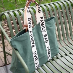 Sac à langer family bag signature canvas vert