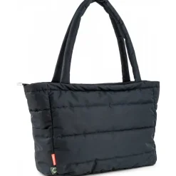 Sac à langer fourre-tout matelassé noir