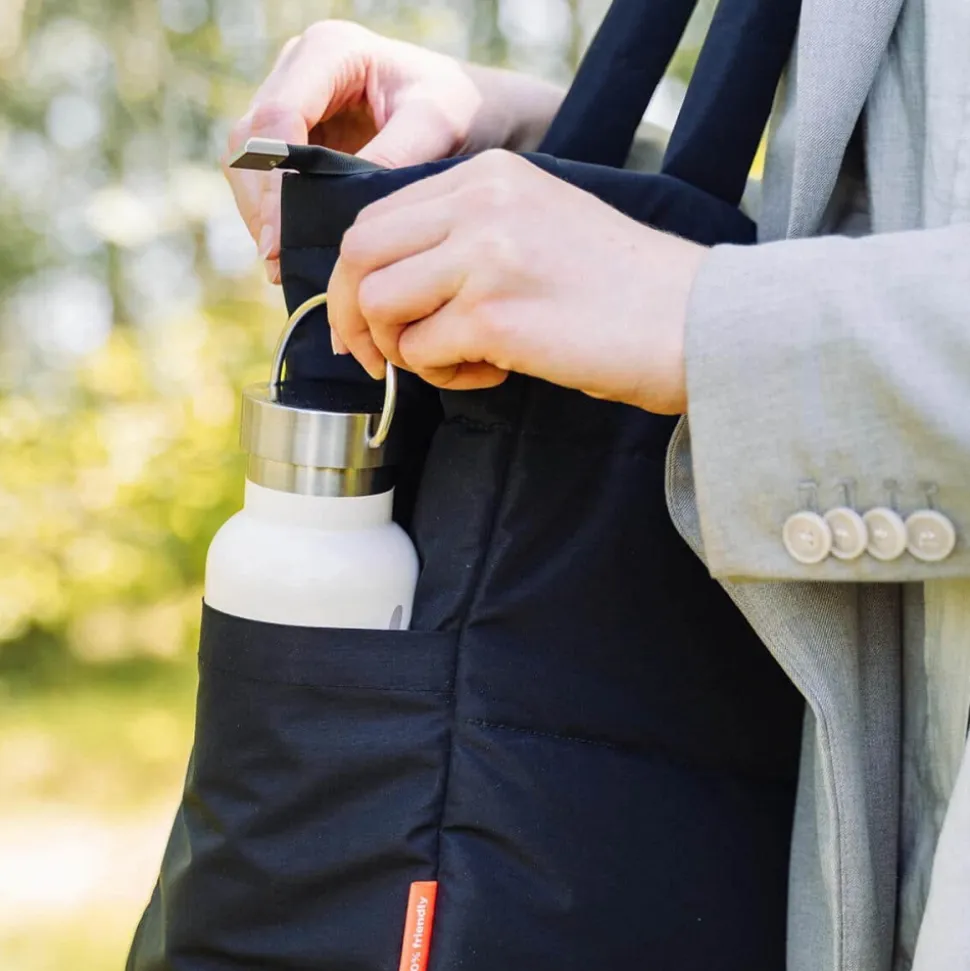 Sac à langer fourre-tout matelassé noir