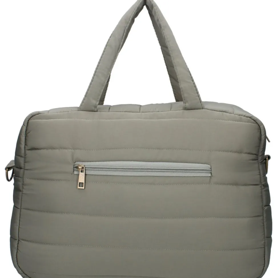 Sac à langer imperméable matelassé avec matelas à langer 2 crochets - vert