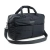 Sac à langer matelassé noir