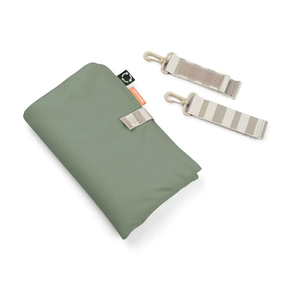 Sac à langer matelassé vert