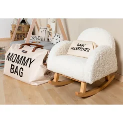 Sac à langer mommy bag blanc cassé