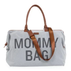Sac à langer mommy bag canvas gris