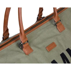 Sac à langer mommy bag canvas kaki