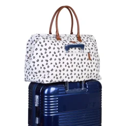 Sac à langer mommy bag canvas léopard