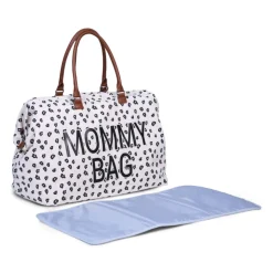 Sac à langer mommy bag canvas léopard