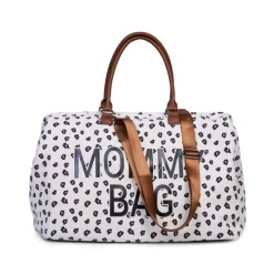 Sac à langer mommy bag canvas léopard