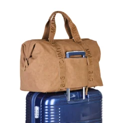 Sac à langer mommy bag signature prestige noisette