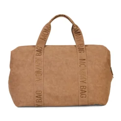 Sac à langer mommy bag signature prestige noisette