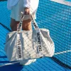 Sac à langer mommy bag signature canvas écru
