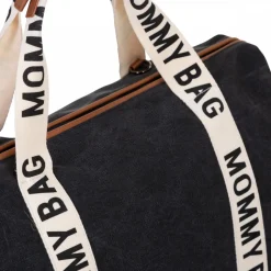 Sac à langer mommy bag signature canvas noir