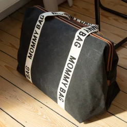Sac à langer mommy bag signature canvas noir