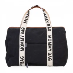 Sac à langer mommy bag signature canvas noir