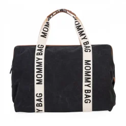 Sac à langer mommy bag signature canvas noir