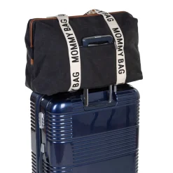 Sac à langer mommy bag signature canvas noir