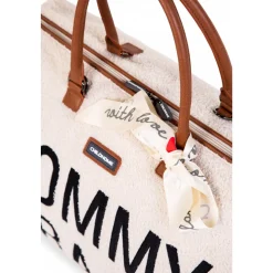Sac à langer mommy bag teddy écru