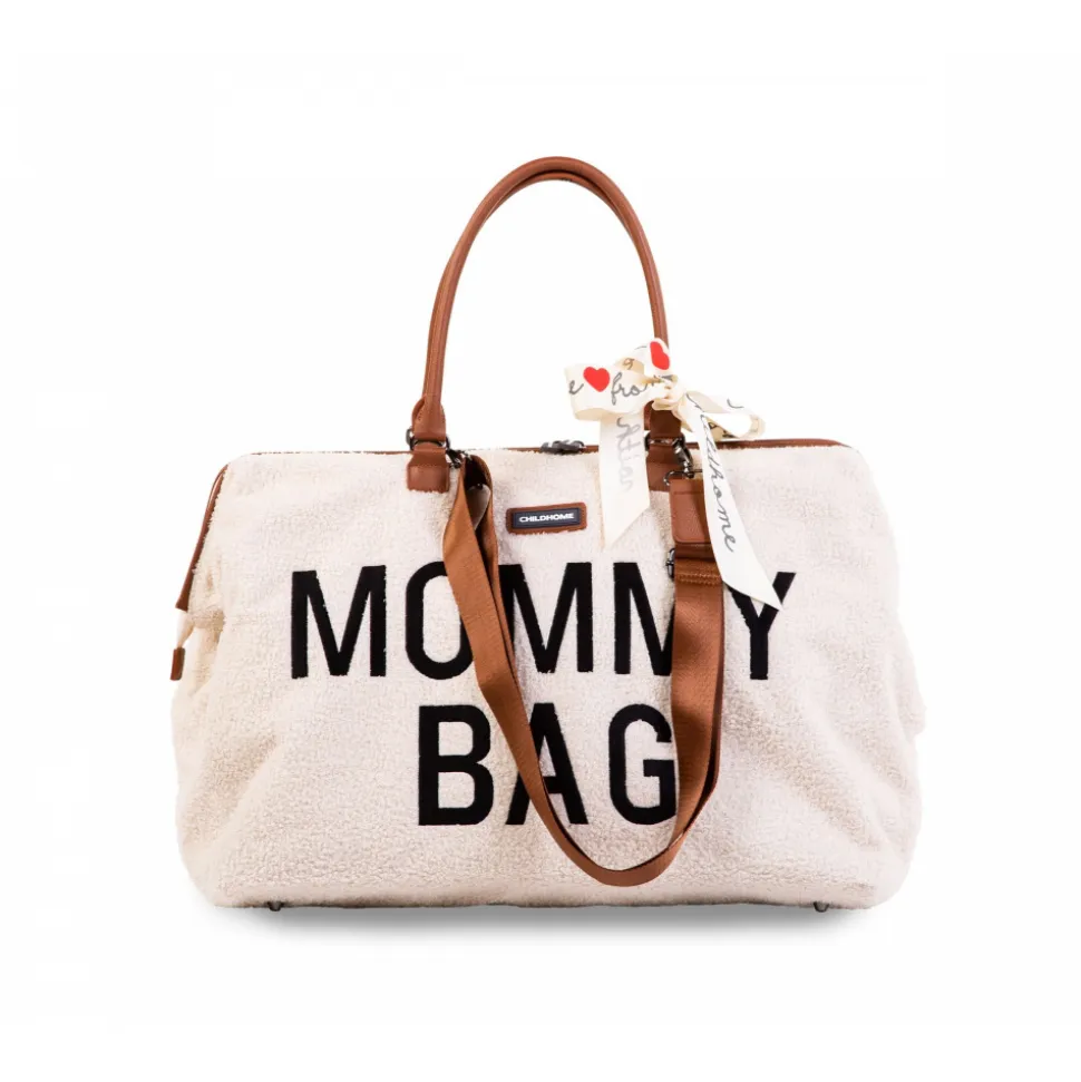 Sac à langer mommy bag teddy écru