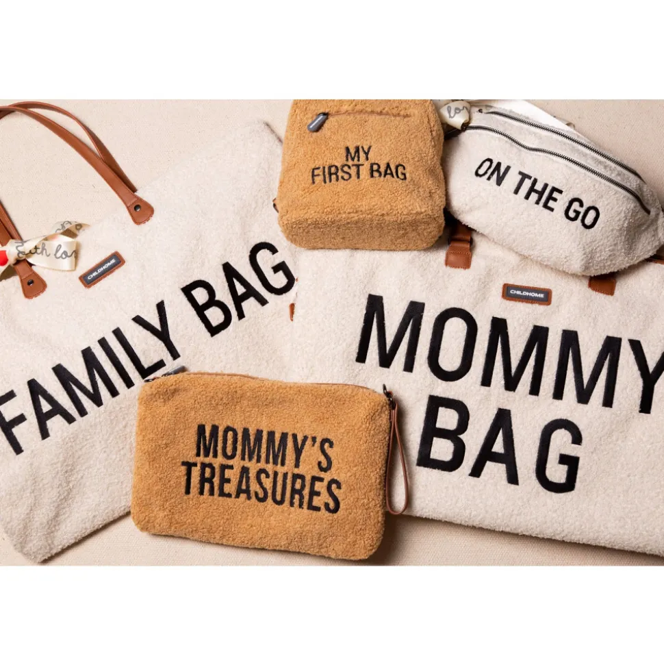 Sac à langer mommy bag teddy écru