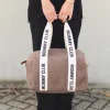 Sac à langer mommy club signature teddy brun doux