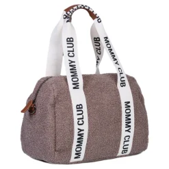 Sac à langer mommy club signature teddy brun doux