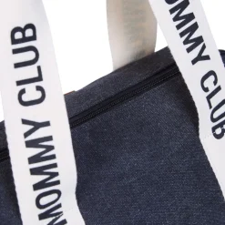 Sac à langer mommy club signature canvas noir